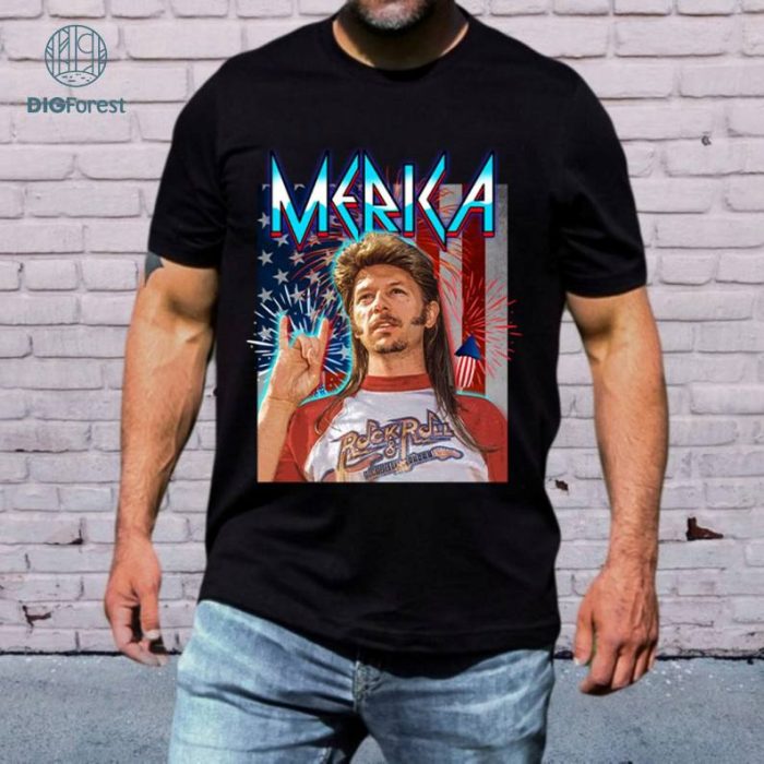 Joe Dirt Merica PNG, Funny 4th Of July PNG, Joe Dirt Patriotic PNG Prints On Shirt