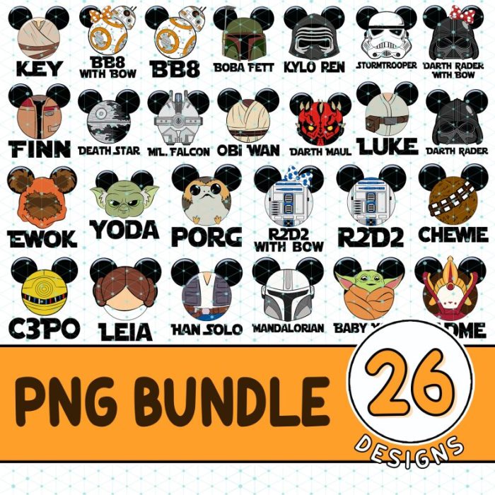 Starwars Disney Mickey Head PNG, Starwars Tee, Mickey Starwars Galaxy, Starwars Party, Halloween Party, Cosplay Costume, Sublimation Designs