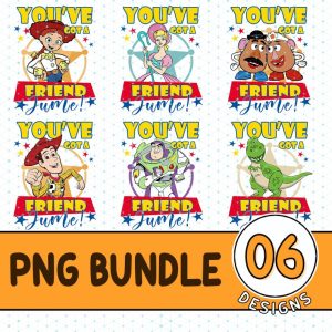 Disney Toy Story Bundle 8 Design, Toy Story Character Png, You've Got Friend In Me, Toy Story Birthday , Family Matching, Disneyland Trip