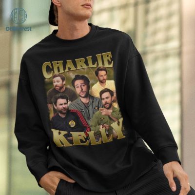 Charlie Kelly Vintage 90s Shirt, It's Always Sunny In Philadelphia Homage Vintage PNG File, Instant Download, Sublimation Designs