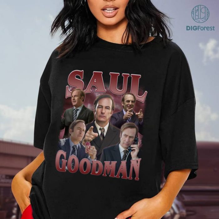 Saul Goodman Vintage 90s Shirt, Breaking Bad Homage Vintage PNG File, Instant Download, Sublimation Designs, Breaking Bad Movie Shirt