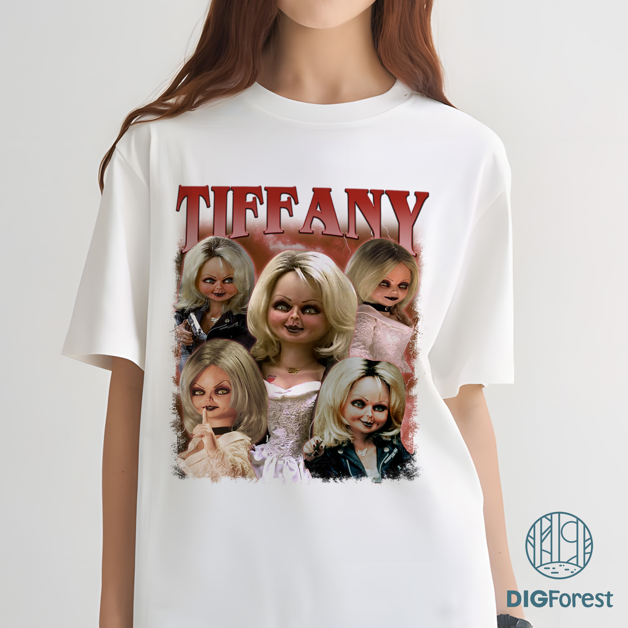 Tiffany Child's Play Vintage Graphic Shirt - Child's Play Homage, Horror Movie Bootleg Rap Tee, Halloween Scary Outfit Tiffany Child's Play Vintage Graphic Shirt - Child's Play Homage, Horror Movie Bootleg Rap Tee, Halloween Scary Outfit