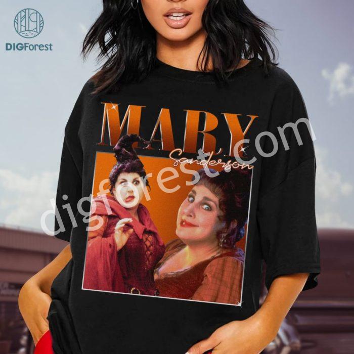 Mary Sanderson Vintage Graphic PNG, Hocus Pocus Homage TV Shirt, Mary Sanderson Bootleg Rap png, Graphic Tees, Sublimation Designs