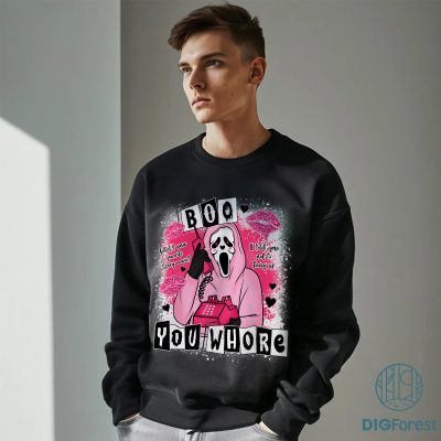 Scream Halloween PNG – Horror Movies, Ghost Face, Scream Movie, Boo You Whore Design