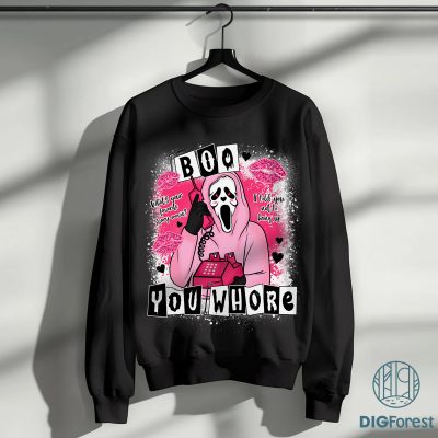 Scream Halloween PNG – Horror Movies, Ghost Face, Scream Movie, Boo You Whore Design