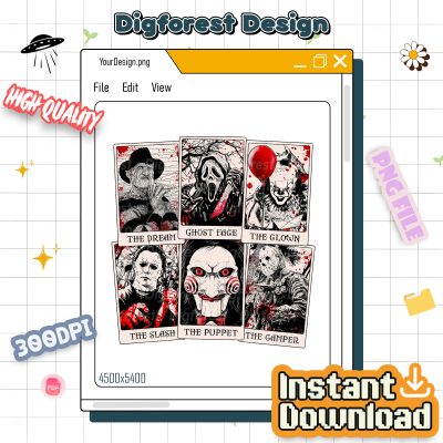 Michael Myers Shirt - Jason Voorhees Tee, Freddy Krueger Shirt, Horror Tarot Cards Graphic, Scary Halloween Outfit Michael Myers Shirt - Jason Voorhees Tee, Freddy Krueger Shirt, Horror Tarot Cards Graphic, Scary Halloween Outfit