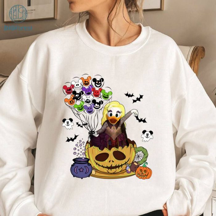 Disney Retro Sanderson Sisters Halloween Balloons Png | Retro Halloween Balloons TeaCup | Hocus Pocus Witch Shirt | Halloween Pumpkin Digital Download