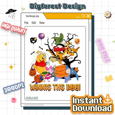 Disney Winnie The Boo Halloween Shirt - Pooh Halloween Graphic Tee, Winnie Pooh Spooky Vibes, Funny Halloween Outfit