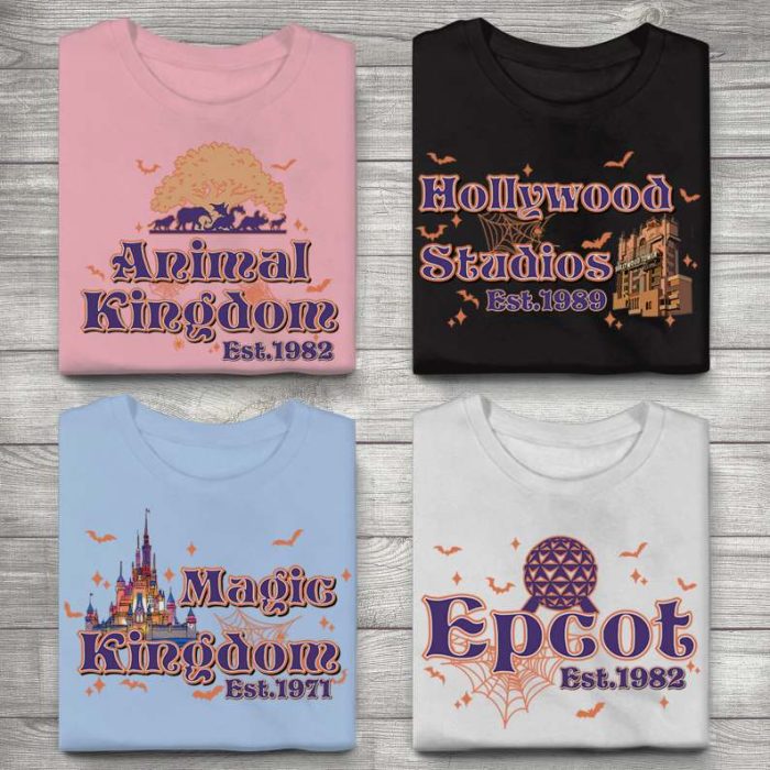 Halloween Disneyland Parks Png Bundle | Animal Kingdom | Magic Kingdom Halloween Png | Hollywood Studios | Epcot | Family Trip Sublimation