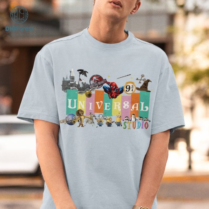 Universal Studios Png | Universal Orlando Shirt | Vintage Universal Design | Universal Trip 2023 | Universal Studios 2023 | Digital Download