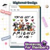 Toy Story You've Got A Friend In Me Halloween PNG, Retro Toy Story Skeleton PNG, Toy Story Family Halloween Shirt PNG