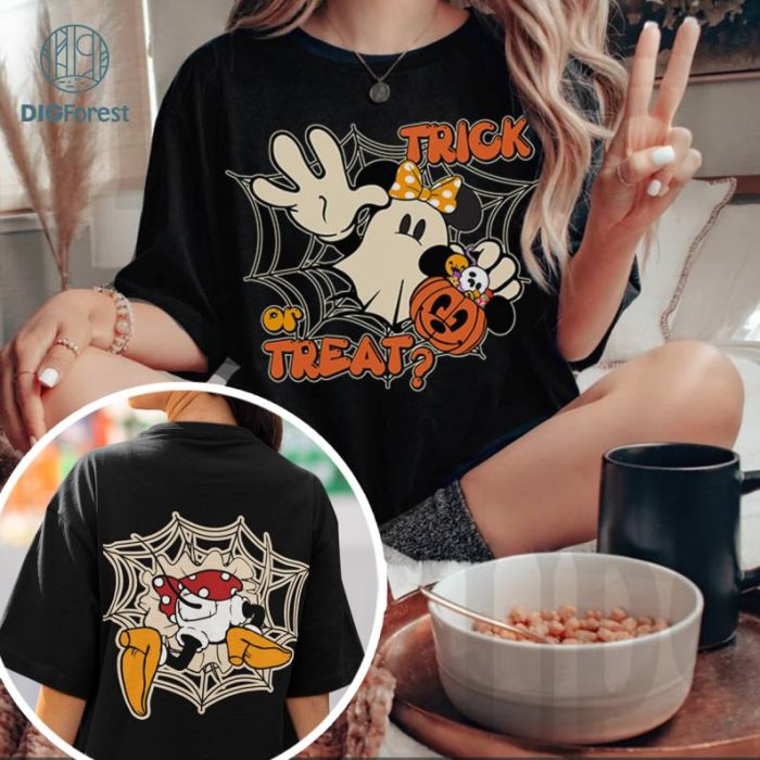 Disney Minnie Mouse Spooky Season PNG | Trick Or Treat PNG | Magic Kingdom Minnie Mouse Clipart | Halloween Sublimation Shirt | Halloween Pumpkin Png