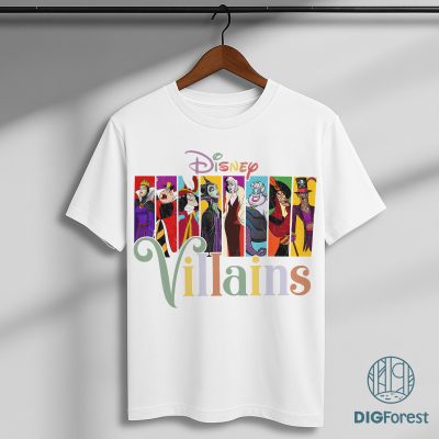 Disney Villains Shirt - Ursula Tee, Evil Queen Shirt, Maleficent Outfit, Disneyland Graphic Shirt, Disney World Apparel