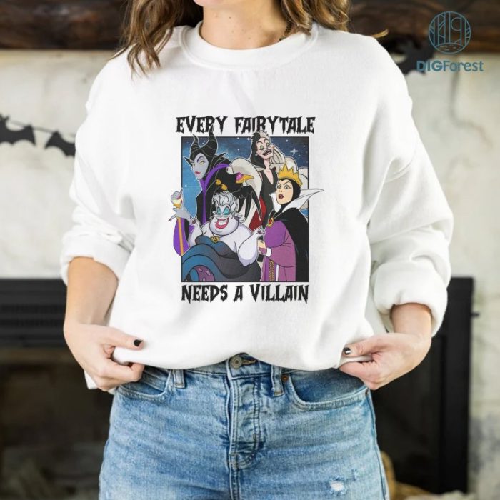 Disney Ursula PNG, Evil Queen Shirt, Maleficent Shirt,Villains Shirt, Disneyworld Shirts, Sublimation Designs, Instant Download