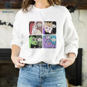 Disney Ursula PNG, Maleficent Shirt, Evil Queen Cruella Shirt, Villains Shirt, Disneyland Halloween Shirt, Sublimation Designs, Instant Download