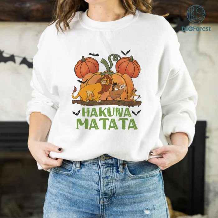 Disney Lion King Halloween PNG, Timon Simon Pumbaa Shirt, Halloween Shirt, Hakuna Matata, Magic Kingdom, Sublimation Designs, Instant Download