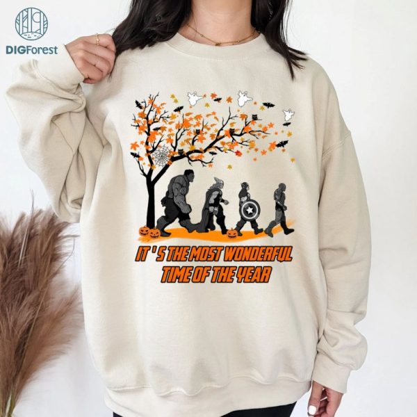 It's the Most Wonderful Time of the Year Halloween Png, Avengers Halloween Shirt, Avengers Halloween Png, Instant Download