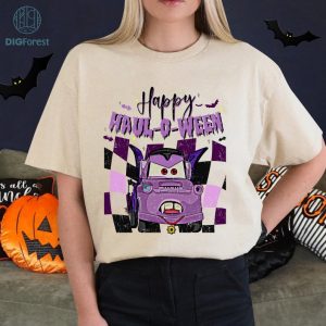 Disney Retro Mater Vampire Png, Happy Haul-o-ween Shirt, Mickey's Not So Scary Halloween Party, Cars Land Haul-O-Ween Digital Download