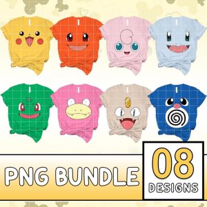 Charmander Costume Png Files | Bulbasaur Costume Png | Squirtle Costume Shirt Anime Face Costume Png Matching Family Halloween Costume Png