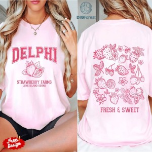 Delphi Strawberry Farm Long Island Png | Fresh and Sweet Shirt | Percy Jackson the Olympians Png | Bookish shirt Book lover Shirt bookworm | Instant Download