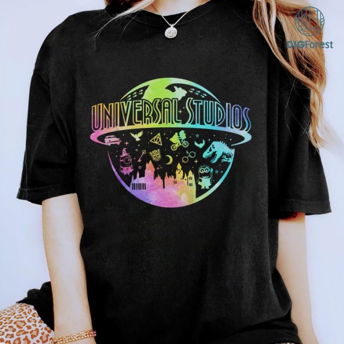 Universal Studios Hologram Digital Download | Universal Orlando Shirt | Vintage Universal Png | Universal Trip 2023 | Universal Studios 2023