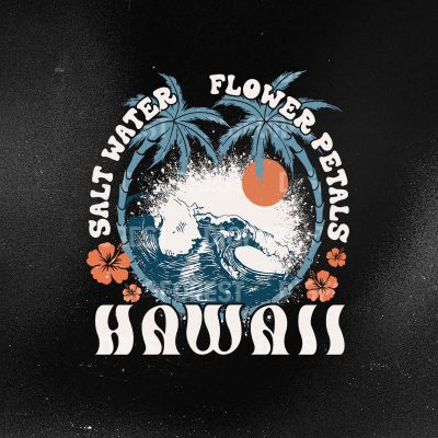 Coconut Girl Aesthetic Hawaii Shirt – Ocean Beach Summer Holiday Tee | Siesta Beach Tropical PNG Design