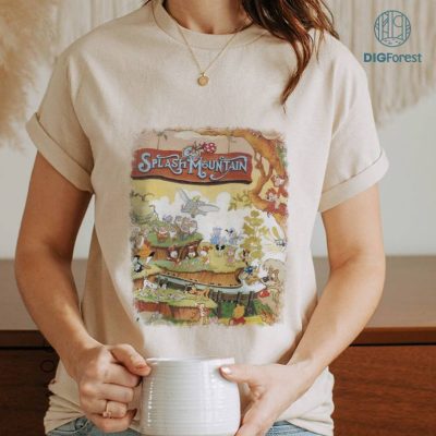 Splash Mountain PNG File, Disney Splash Mountain Instant Download, Splash Mountain Mickey And Friends, Family Vacation Shirt, Digital Download