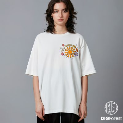 Here Comes The Sun Sublimation Shirt – Retro Mascot Summer Tee, Sunkissed Trendy PNG Design