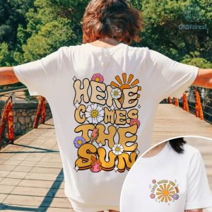 Here Comes The Sun Sublimation PNG, Retro Mascot Summer Sublimation Shirt, Sunkissed Sublimation Design, Trendy PNG
