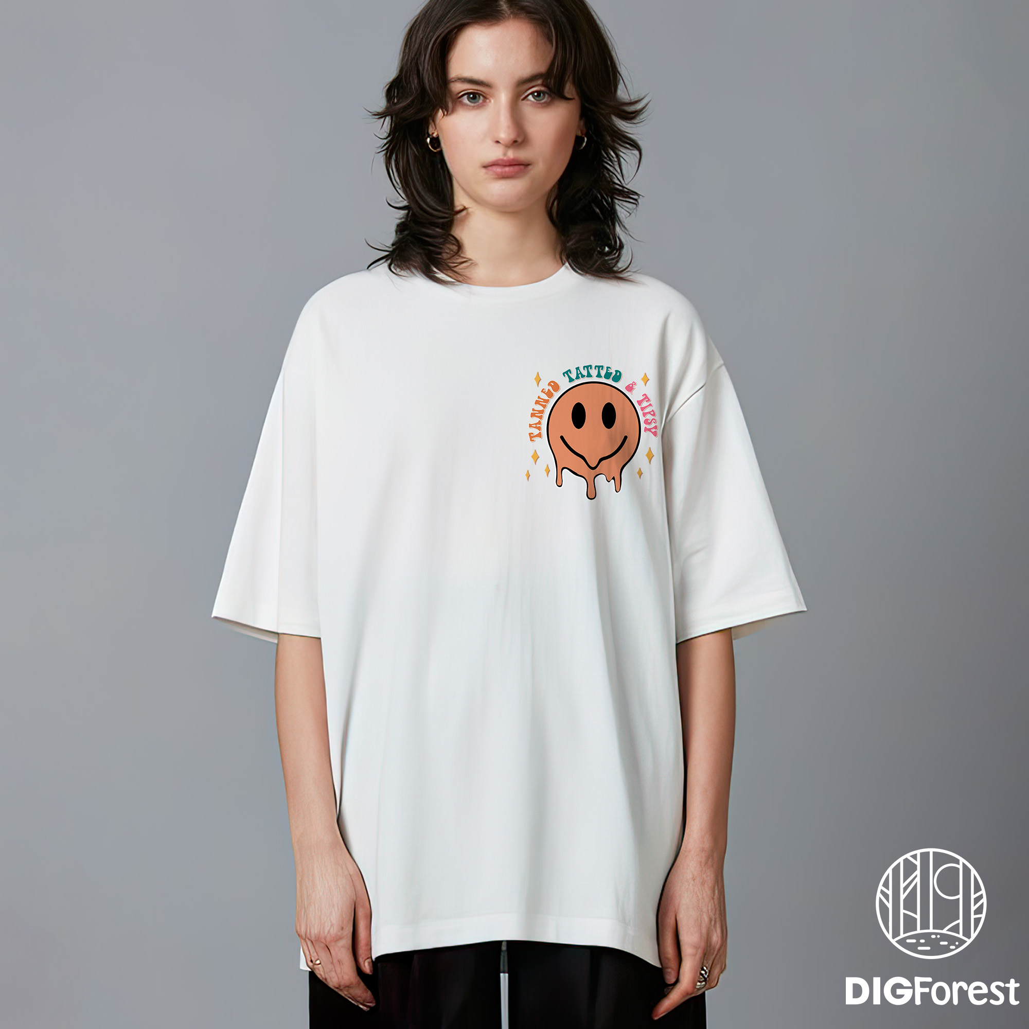 Tanned Tatted and Tipsy Shirt – Retro Summer Smiley Face Sublimation Tee, Trendy Tan and Tipsy Shirt Tanned Tatted and Tipsy Shirt – Retro Summer Smiley Face Sublimation Tee, Trendy Tan and Tipsy Shirt