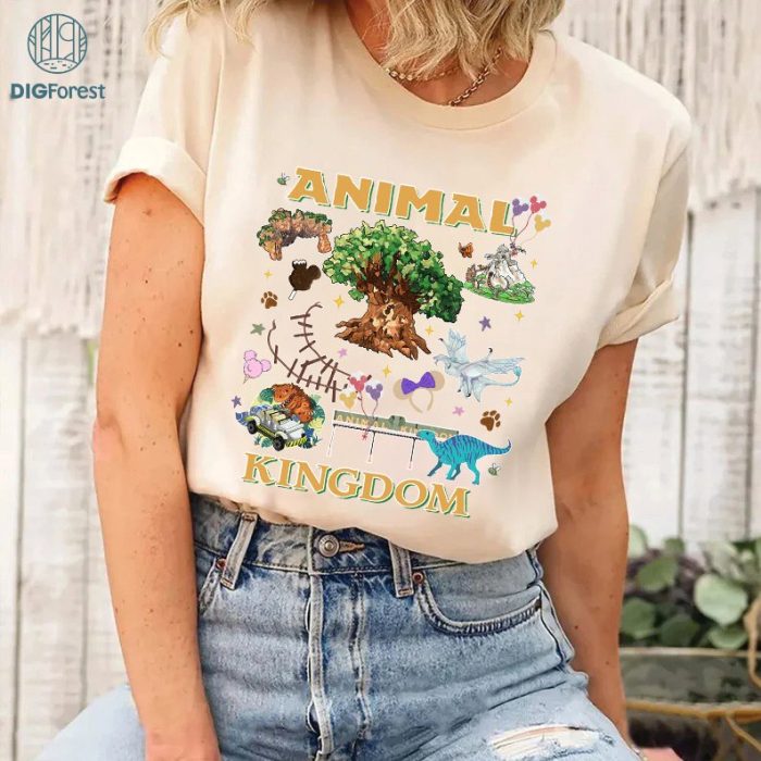 Animal Kingdom Safari Sublimation PNG | Animal Kingdom 25th Anniversary Shirt | Instant Download | Mickey And Minnie Safari | Digital Download