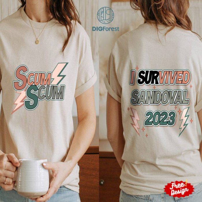 Vanderpump Rules Png | ScumScum I Survived Sandoval | Pump Rules | Team Ariana Madix | Pop Culture Trending Women Shirt | Digital Download