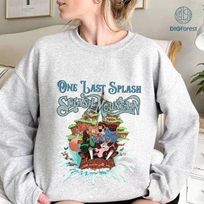 Disney Splash Mountain PNG, One Last Splash Mountain Shirt, Brer Bear Fox Rabbit Splash Moutain Vacation PNG