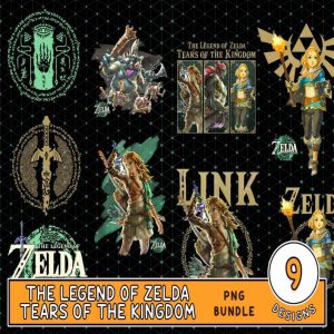 Zelda Tears Of The Kingdom Png, Legend of Zelda Png, Tears of the Kingdom Png, Link, Sword, PNG Digital Files, Png Instant Download