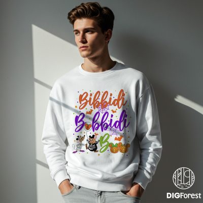 Disney Bibbidi Bobbidi Boo Halloween PNG – Jaq and Gus, Mickey Pumpkin, Disneyland Halloween Design PNG