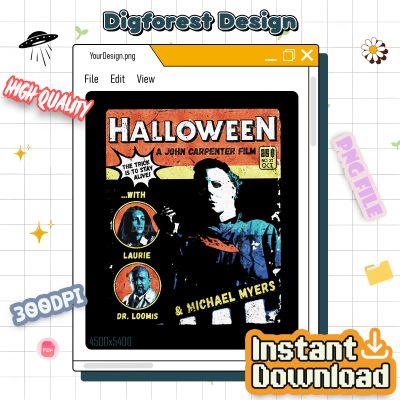 Vintage Michael Myers Shirt - Halloween Ends Tee, Serial Killer Graphic, Horror Character Outfit, Scary Halloween Apparel