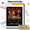 Horror Chucky PNG – Child’s Play Anniversary, Chucky Movie Characters, Horror Halloween Design