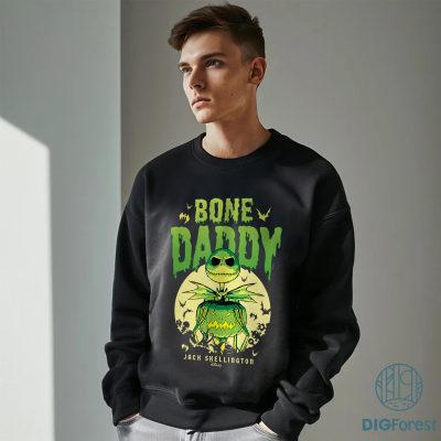 Jack Skellington Bone Daddy PNG – Nightmare Before Christmas, Jack Costume, Dad Halloween Shirt Design