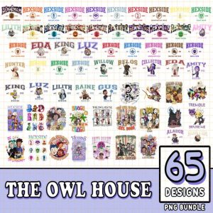 The Owl House 64 Design Bundle Png | Luz Noceda Png | Hexside School of Magic and Demonics Png | King Clawthorne Png Digital Download