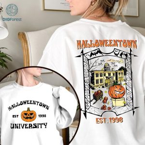 Halloweentown University Est 1998 Shirt, Halloweentown University Est 1998 Png, HalloweenTown Sweatshirt, Halloweentown 1998, Halloween Movie Png Sublimation, Digital Download