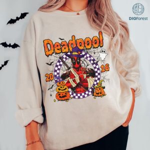 Deadpool Halloween Png, SuperHero Shirt, Cartoon Wrap, Halloween Png, Digital Download