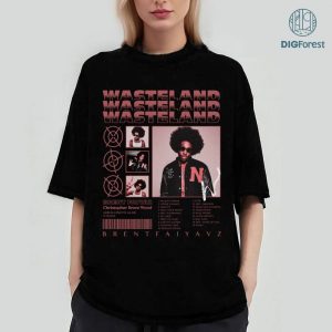 Brent Faiyaz 90s Vintage Bootleg Style Rap Png, Brent Faiyaz Vintage Graphic Design, It's A Wasteland Tour Classic Retro Shirt For Fan, Digital Download