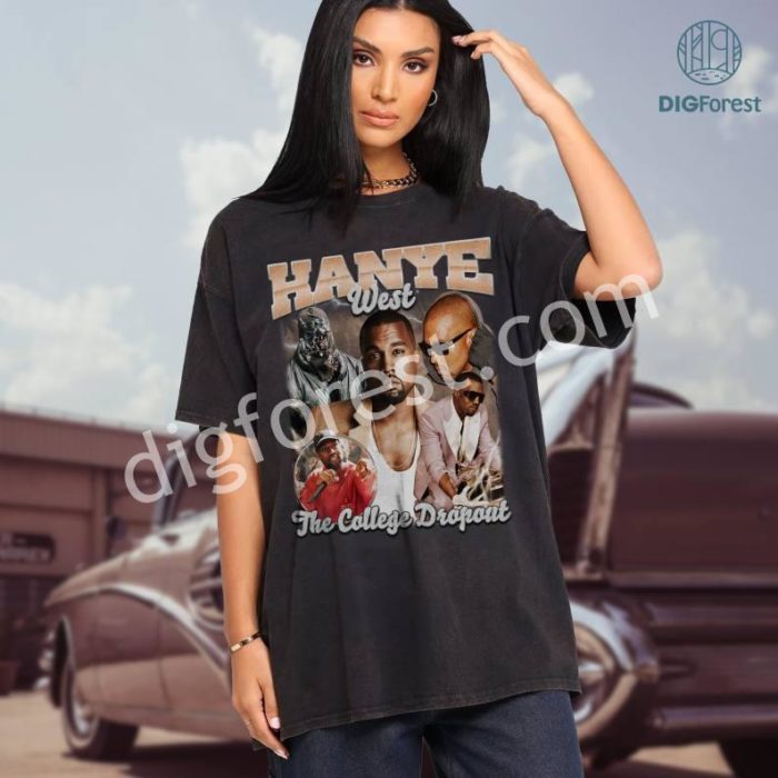 Vintage Kanye West The College Dropout Png, Classic 90s Graphic Design, Kanye West shirt, West College Dropout Design, Reaper Kanye West Tour Png, Kanye West Digital Download