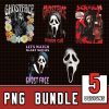 Horror Friends Bundle 5 PNGs | Halloween Movie Characters Bundle PNG | Horror Characters PNG | Horror Friends | Spooky Season PNG