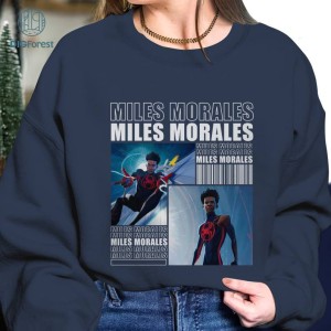 Vintage Styled Miles Morales Png | Spiderverse Png | Spiderman Lover Gift | Spider-Man 2023 Shirt | Miles Movie | Spiderman 2099 Digital Download