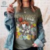 Floral Pennywise 90s Vintage Png | Pennywise Horror Halloween Design | Halloween Png | Horror Movie Shirt | Horror Pennywise Shirt | Instant Download