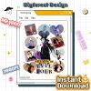 Disney Retro Villains Squad PNG – Wicked Villains Halloween Design, Evil Tour PNG, Halloween Party Sublimation