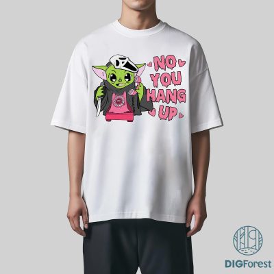 Halloween PNG – Horror Baby Yoda, No You Hang Up, Scary Movie, Funny Horror Characters PNG Design