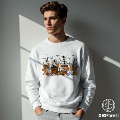 Disney Cinderella Princess Halloween Shirt - Latte Coffee Cup Tee, Cinderella Spooky Outfit, Funny Halloween Apparel