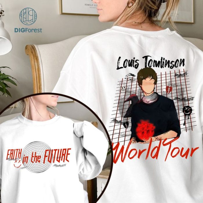 Louis Tomlinson Faith In The Future Png| Louis Tomlinson Tour Music | Louis Tomlinson Merch | Music Tour Shirt | Instant Download